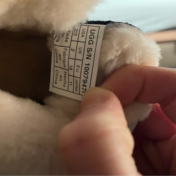 UGG Sheepskin Navy Booties - Picture 4 of 4